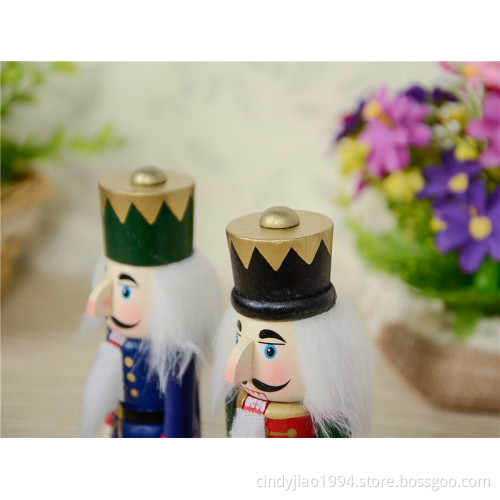 Christmas pendant decorative figurine wooden nutcracker soldiers